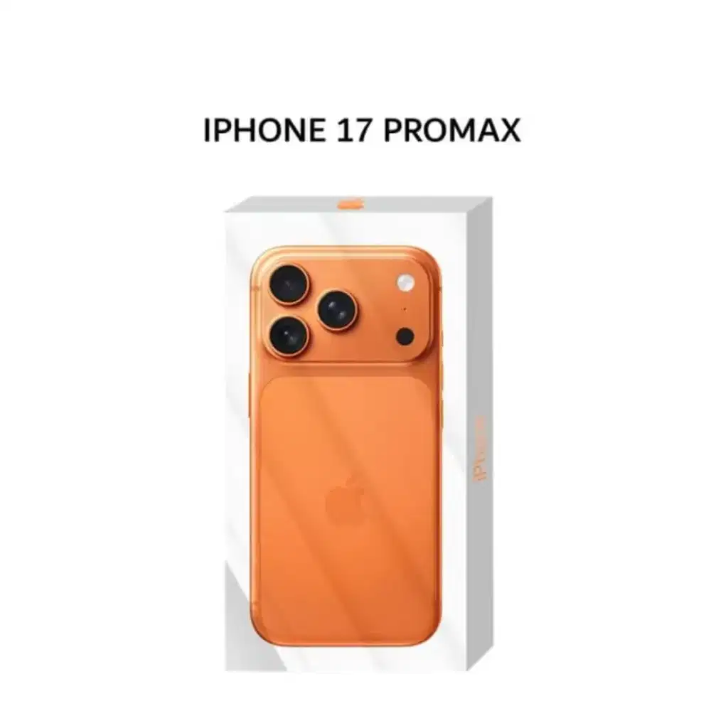 Iphone 17 Pro Max BNIB Resmi Indo