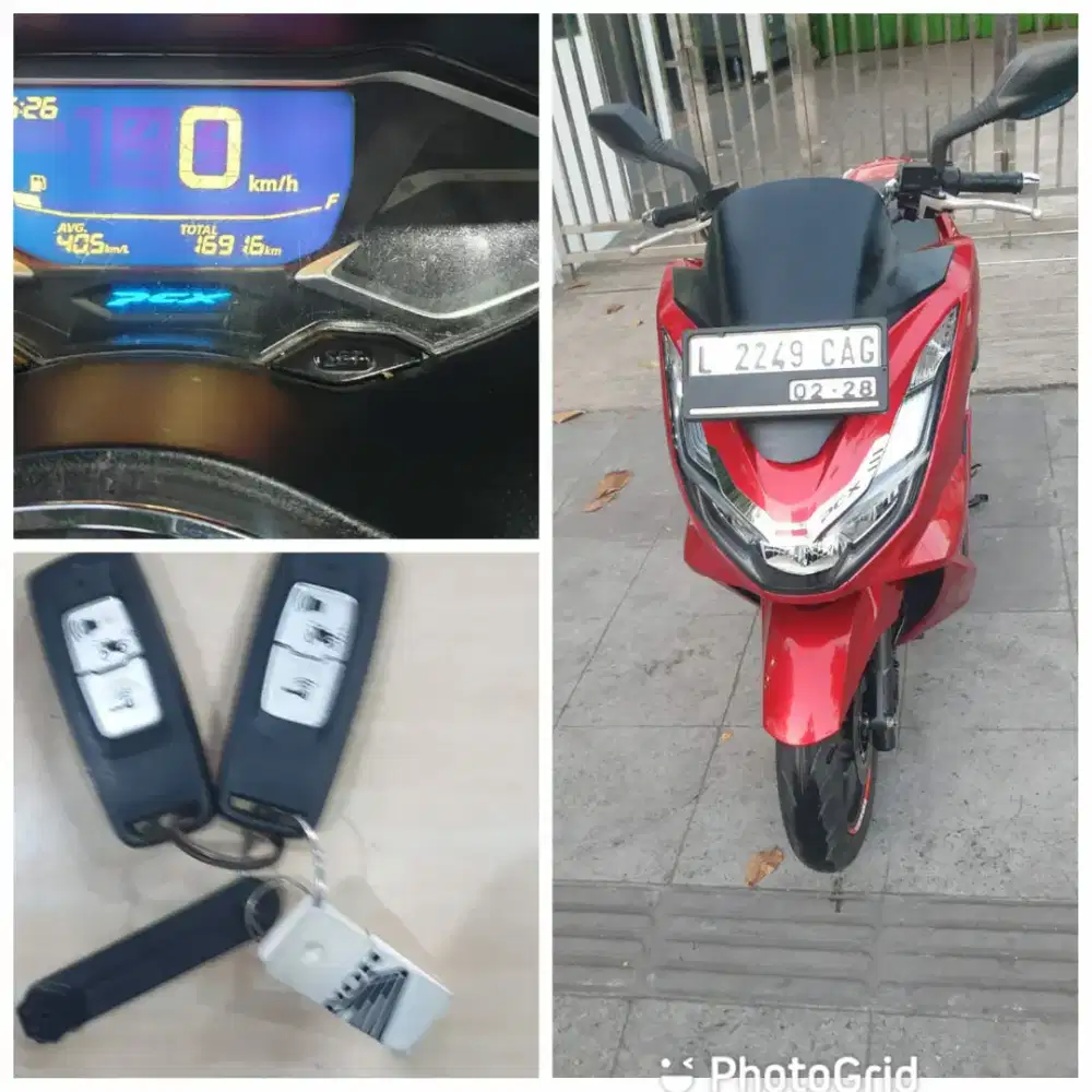 Pcx 160 th 2023 merah Glozi km 16 rb pjk 02-2027