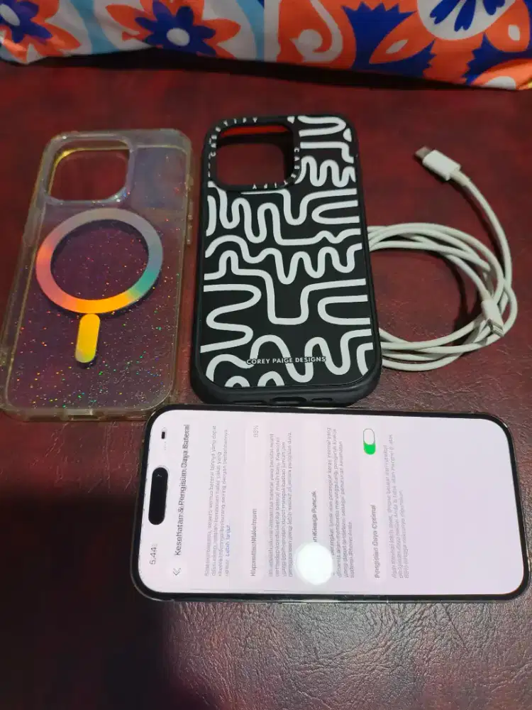 iPhone 14 Pro 256gb Gold bh 93% original semua belum pernah servis