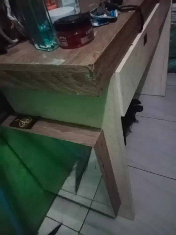 Jual meja buat kerja dari bahan kayu jati asli