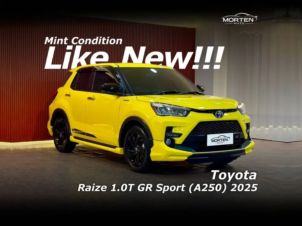 [LIKE NEW!!!] Toyota Raize 1.0T GR Sport (A250) 2025