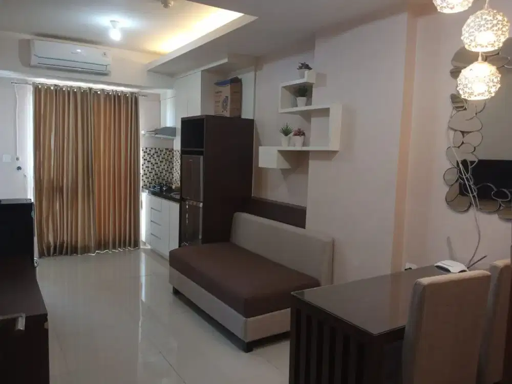 Dijual Oak Tower B Lantai 12– 2 Bedroom, Full Furnish, AJB Ready, Siap Kita Bantu Sampai Akad