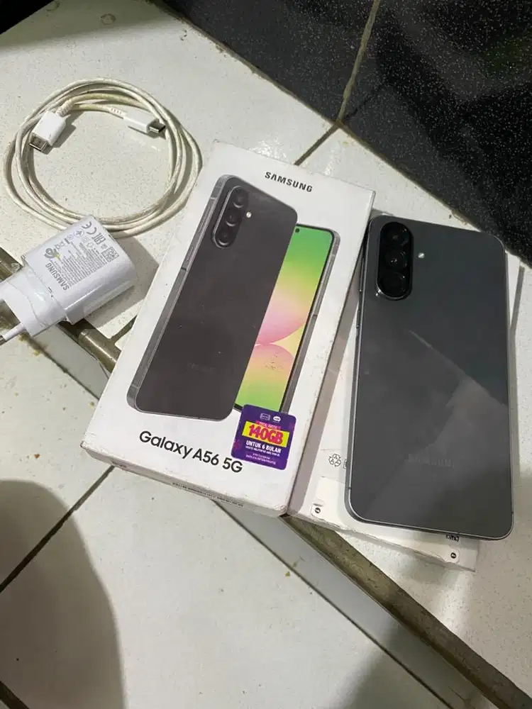 Samsung A56 5G 8/256 Garansi off Fullset kelengkapan