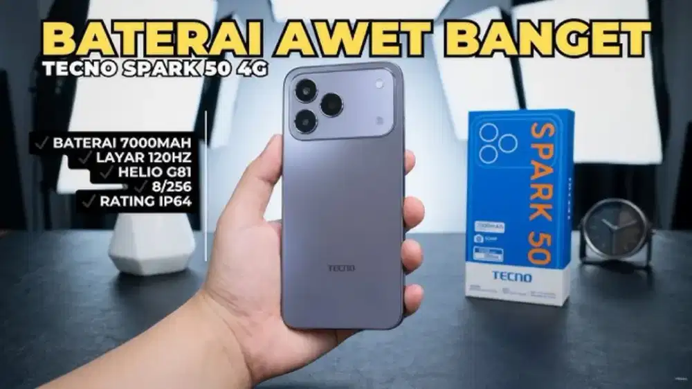 Tecno Spark 50 4G Garansi Resmi