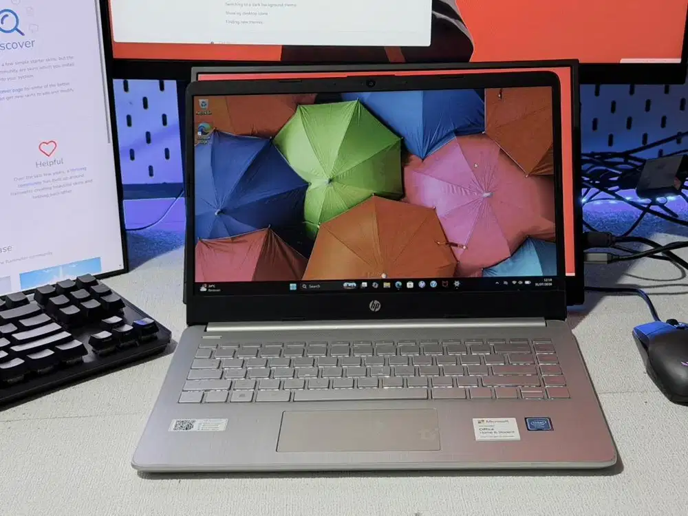 Laptop Hp 14s Ram 8GB SSD 512GB Backlight Keyboard