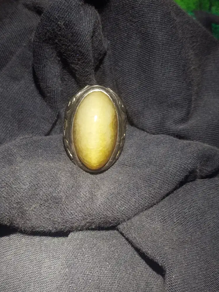 Batu Pandan Lawas Ring perak handmade
