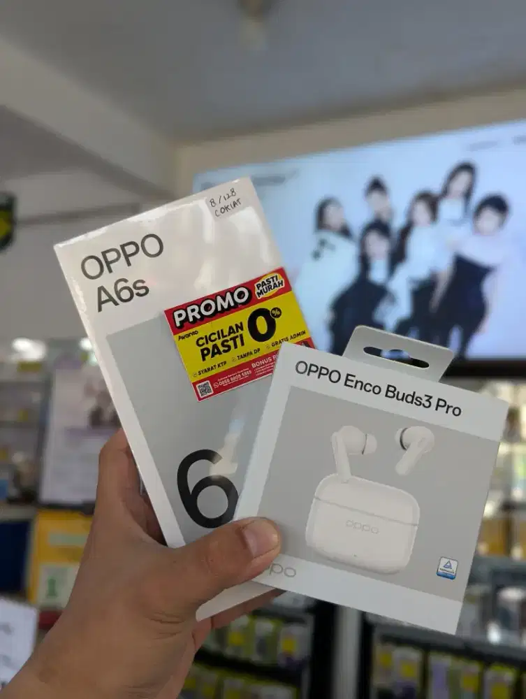 Oppo A6S stock terbatas berhadiah langsung Oppo enco buds 3 pro