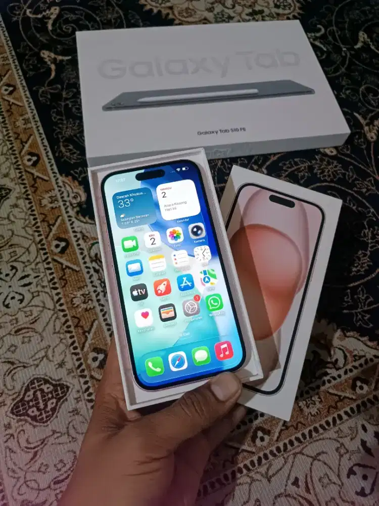 iPhone 15 128 ex resmi iBox fullset