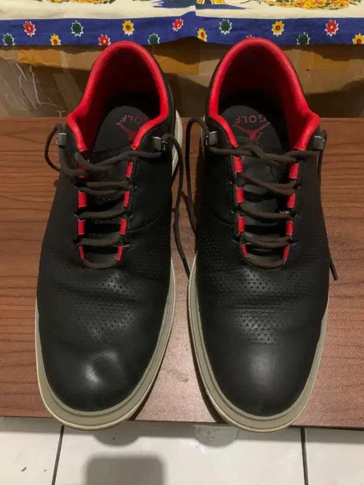 Nike air jordan adg 4 golf original black red us 10,5 eu 44,5