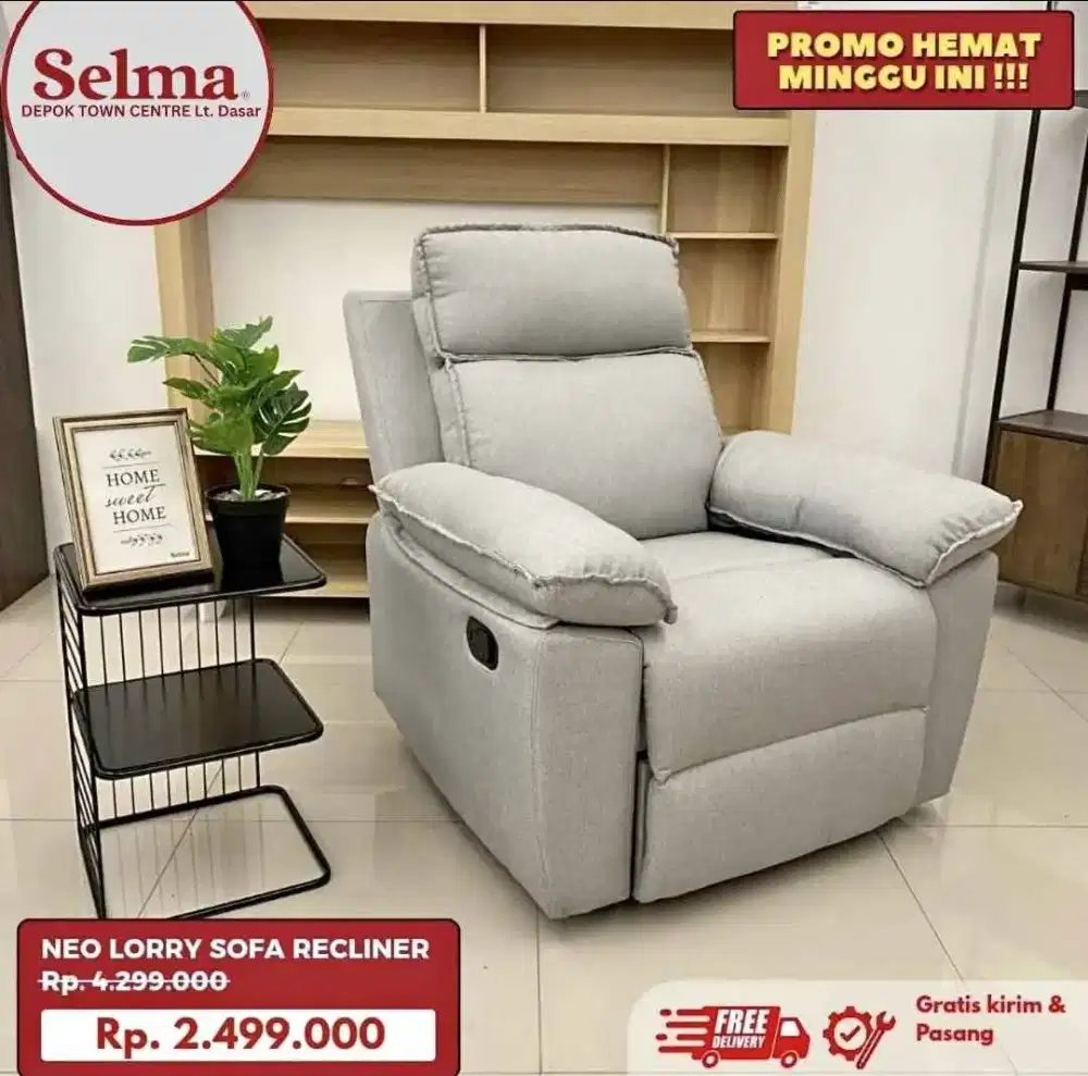 TERLARIS KURSI NEO LORRY RECLINER MURAH MINIMALIS