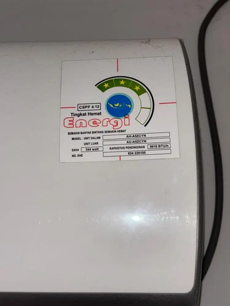 Jual ac 1/2 pk pakai pribadi