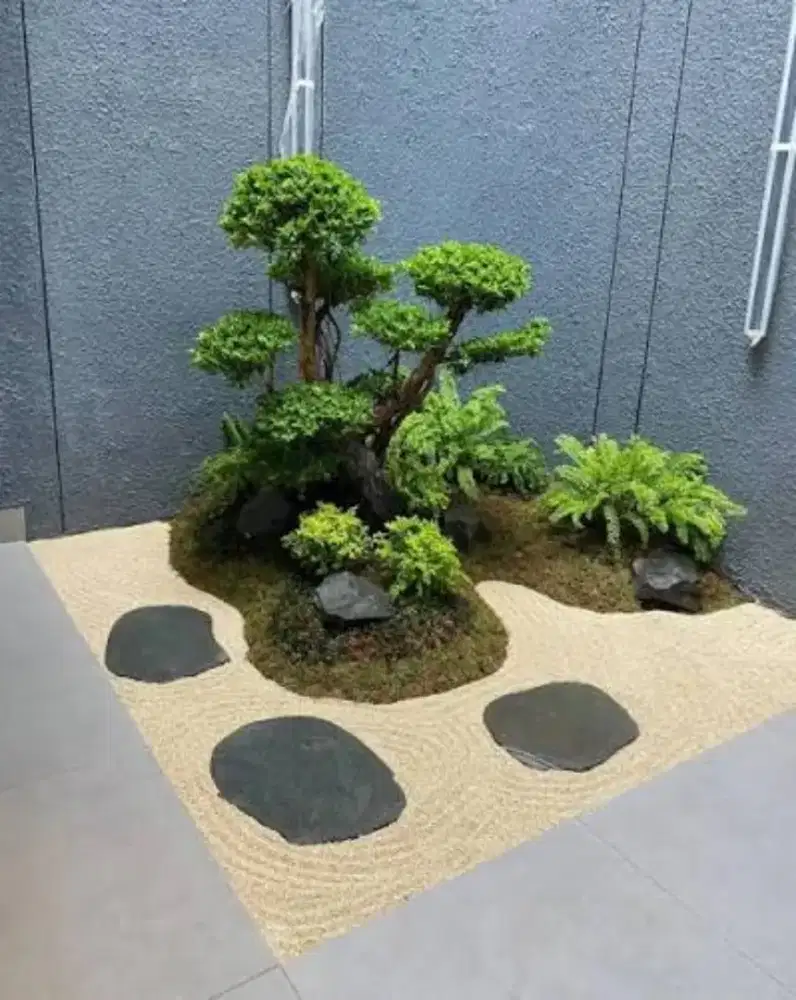 Pembuatan taman rumah taman jepang