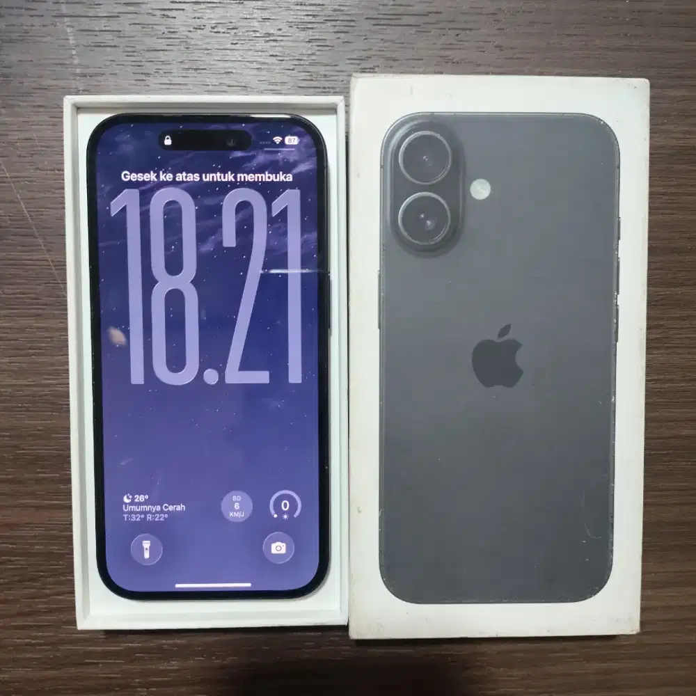 iPhone 16 128GB [ HITAM ] Resmi iBox