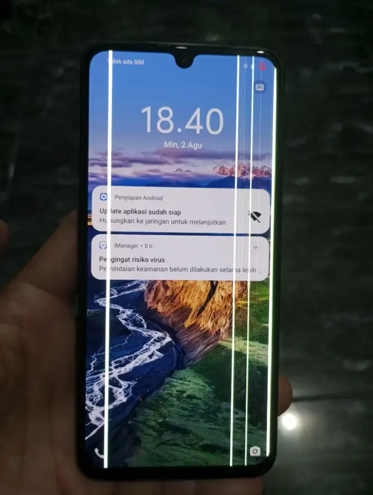 Vivo  V 25 e(Full ori tapi lcd garis)