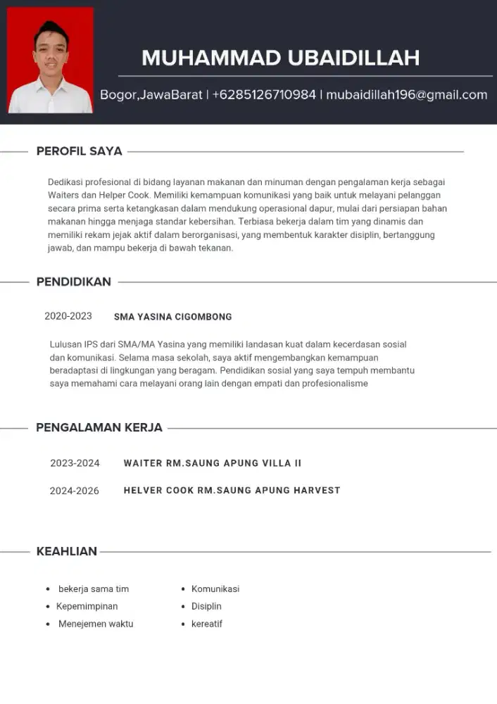 Cari pekerjaan full team