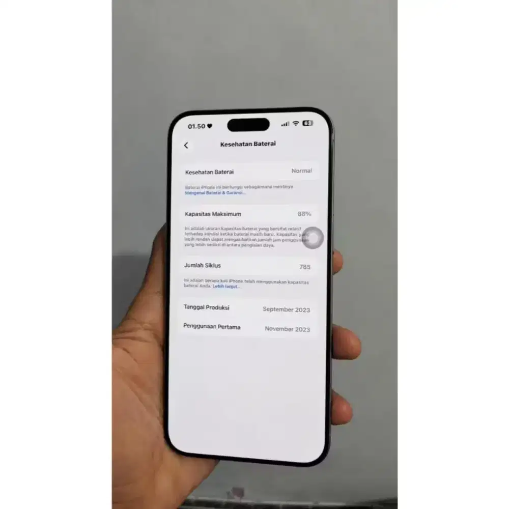 iPhone 15 pro max EK garansi indo