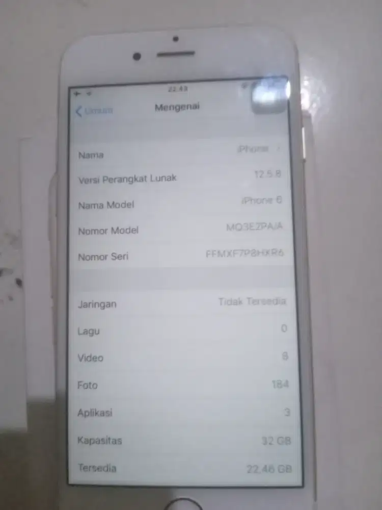 Jual iphone 6 no minus full set