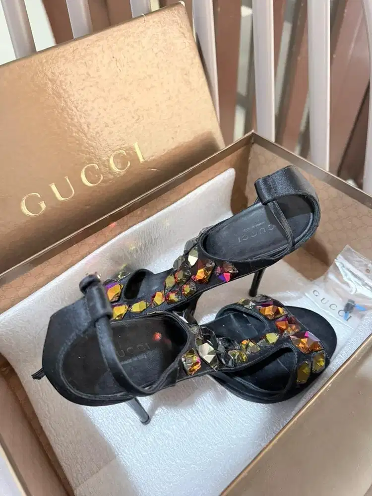 Gucci heels ORI set lengkap