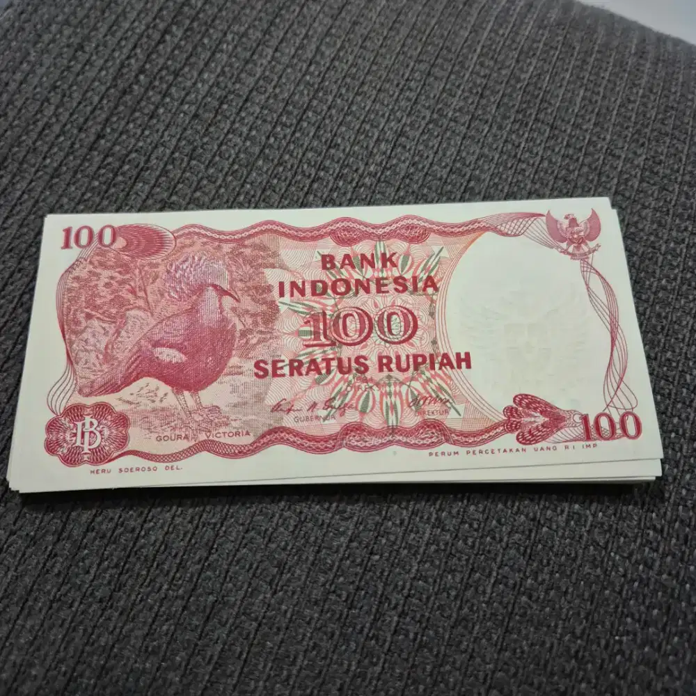 Uang Antik 100 rupiah  1984 lembaran baru