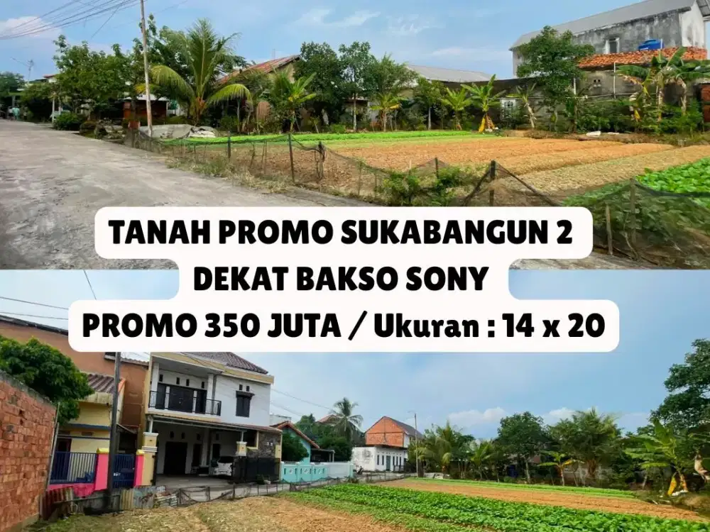 TANAH SUKABANGUN 2 PALEMBANG PROMO