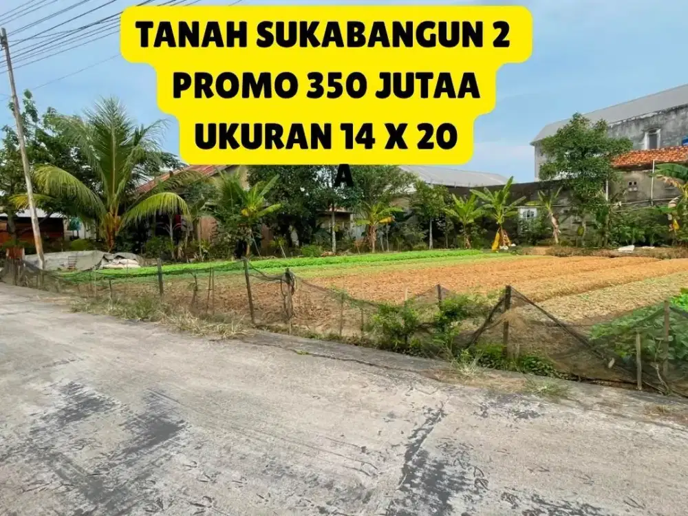 TANAH SUKABANGUN 2 PALEMBANG SIAP BANGUN