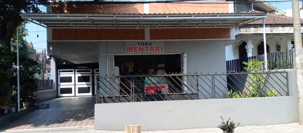 DIJUAL Toko Mentari (Toko dan Rumah)