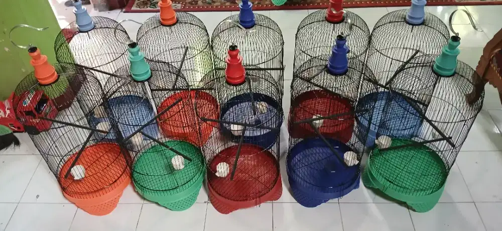 Kandang besi baru besi tebal kuat