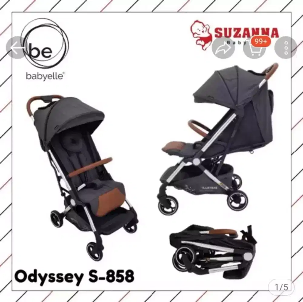 Stoller bayi merk Babyelle Odyssey S-858