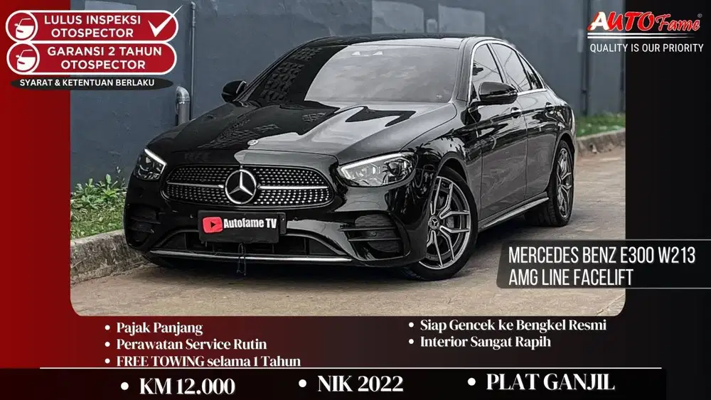 Mercedes Benz E300 W213 AMG Line Facelift NIK 2022
