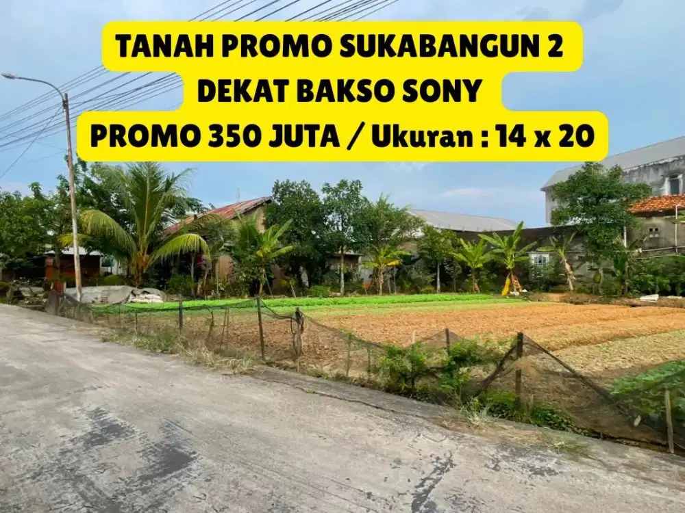 SIAP BANGUN TANAH SUKABANGUN 2 PALEMBANG