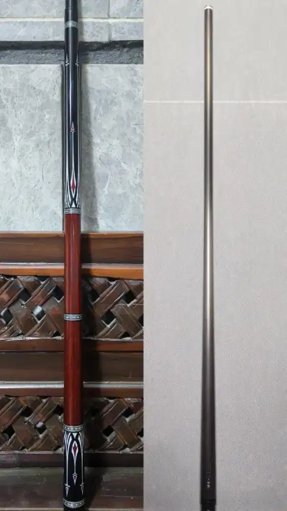 Paket Stick Billiard Butt Konllen AS 1 F dan Shaft Carbon Cryon
