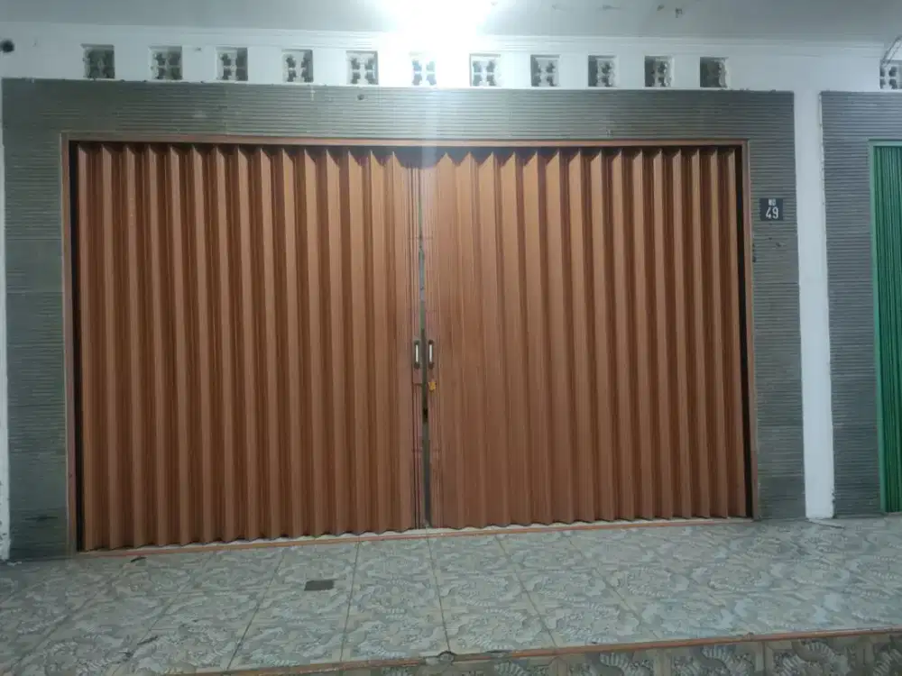 Rolling door folding gate baru