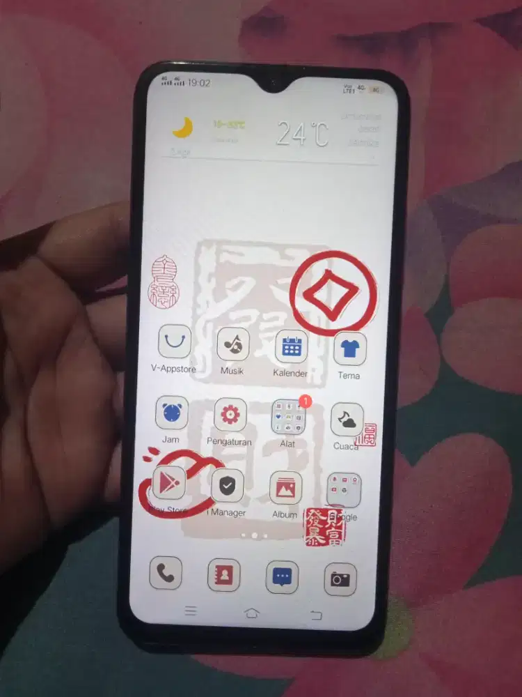 Vivo Y19 8/256 no minus siap pake batangan hp aja