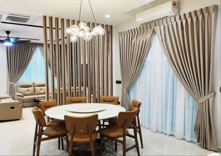 Cod Tirai Gorden Jendela Gordyn Mewah Hordeng Model Terbaru Murah