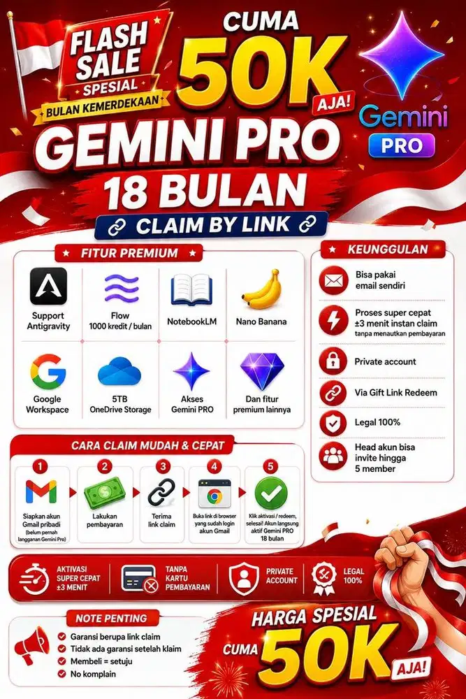 Gemini Pro 18 Bulan