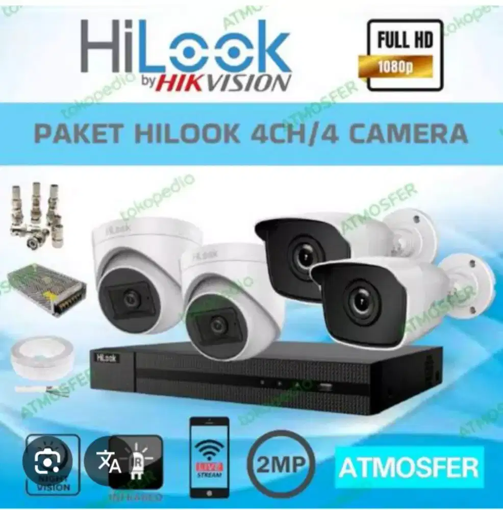 ( GROSIR TERMURAH ) PAKET CAMERA CCTV LENGKAP GRATIS JASA PASANG