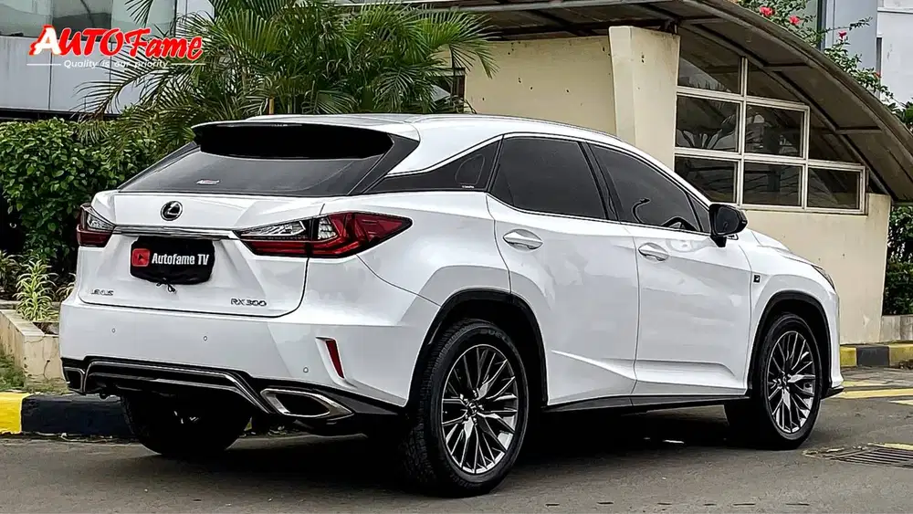 Lexus RX300 F-Sport NIK 2019 White On Red
