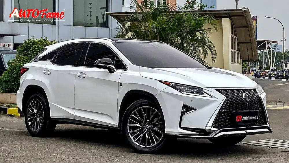 Lexus RX300 F-Sport NIK 2019 White On Red