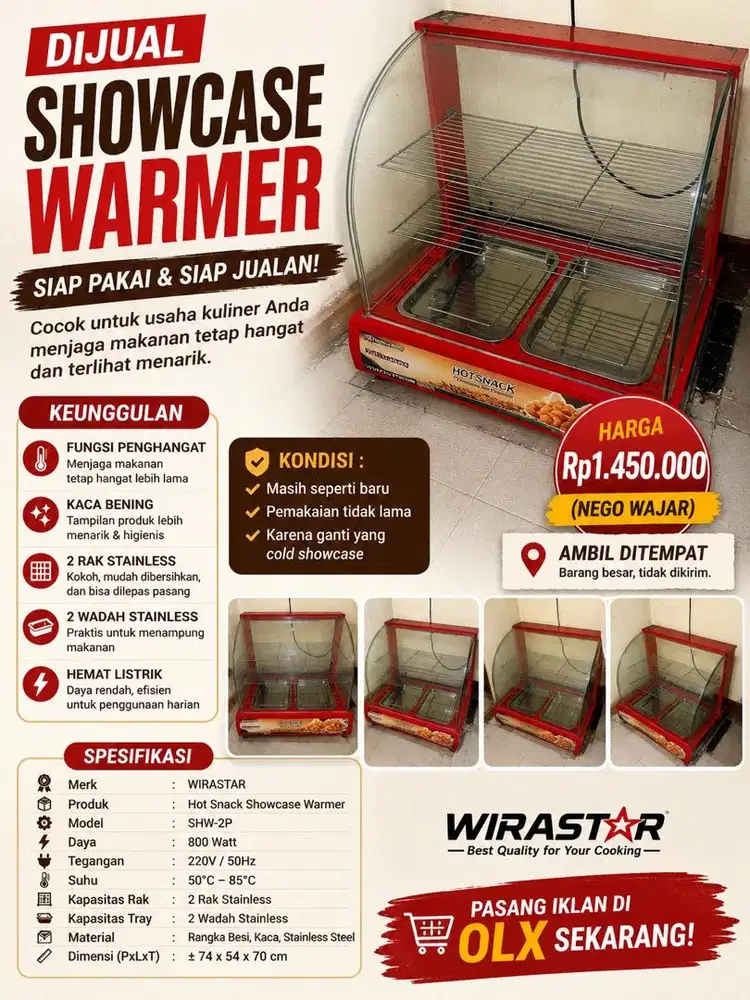Hotsnack warmer wirastar