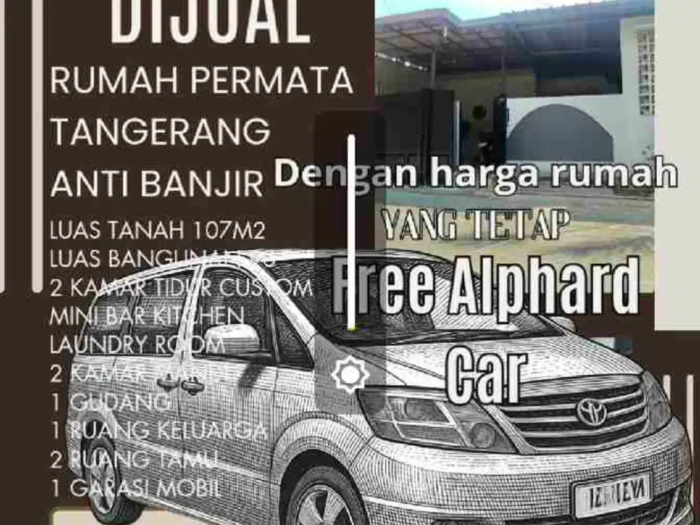 penawaran terbatas free mobil Alphard rumah siap huni