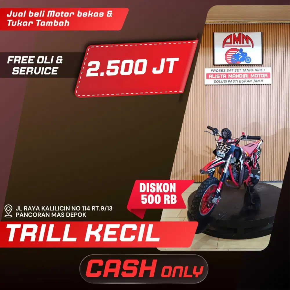 TRILL KECIL CC 0% KREDIVO TOKPED SPAYLETTER INDODANA GOPAYLETTER