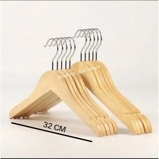Hanger Kayu Untuk Baju