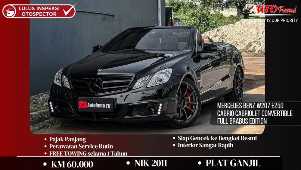 Mercedes Benz W207 E250 Cabrio Cabriolet Convertible 2011