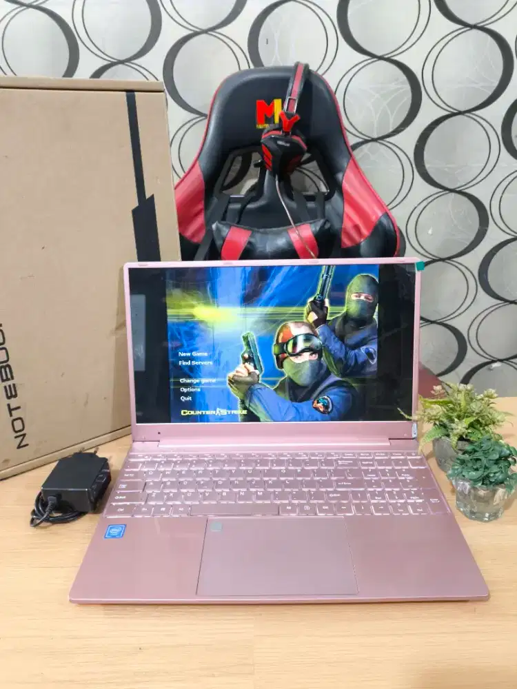Laptop SuperSlim Full Pink RAM 20GB Siap pakai