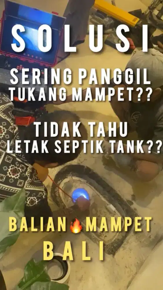 TUKANG MAMPET, INJEKSI BETON, DETEKSI PIPA BOCOR, SEDOT WC / KURAS WC