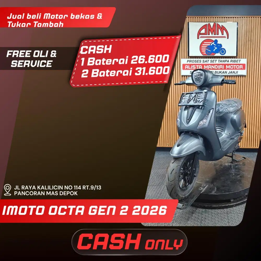 IMOTO OCTA GEN 2 2026 CASH / KREDIT ALISTA