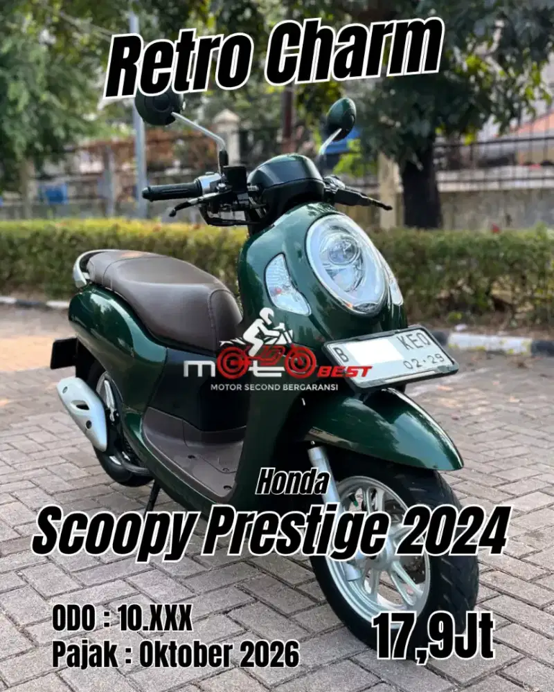Cash Only Honda Scoopy 110cc Prestige Keyless 2024
