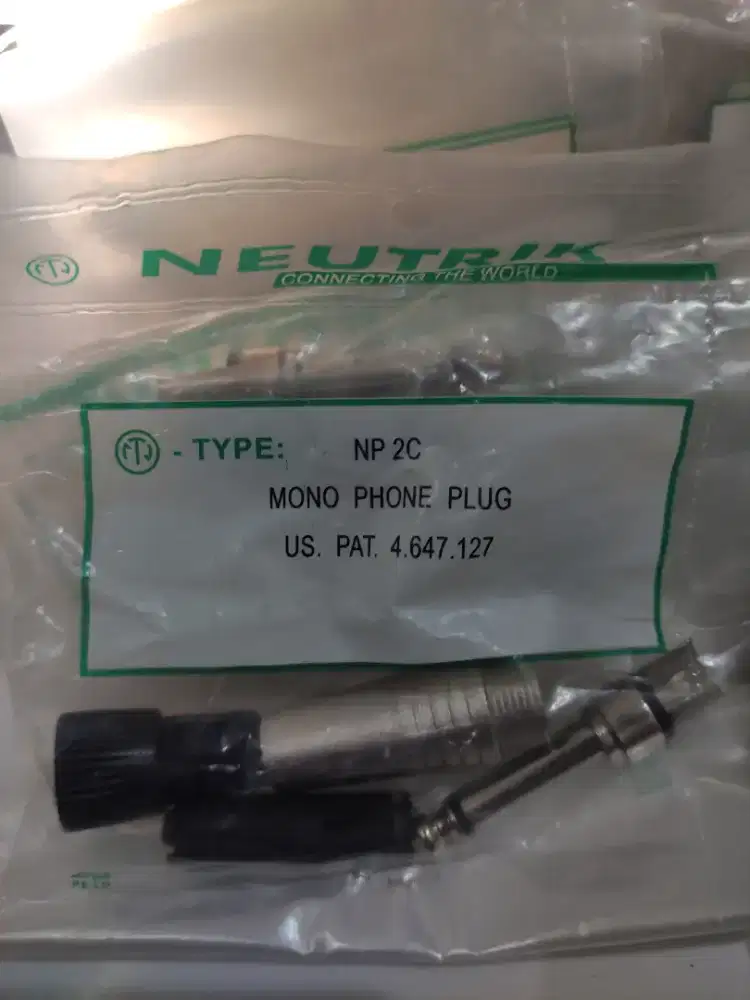 Neutrik np20 mono Phone Plug