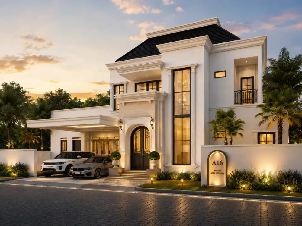 Rumah super mewah dekat polda baru  6 KT 7 KM