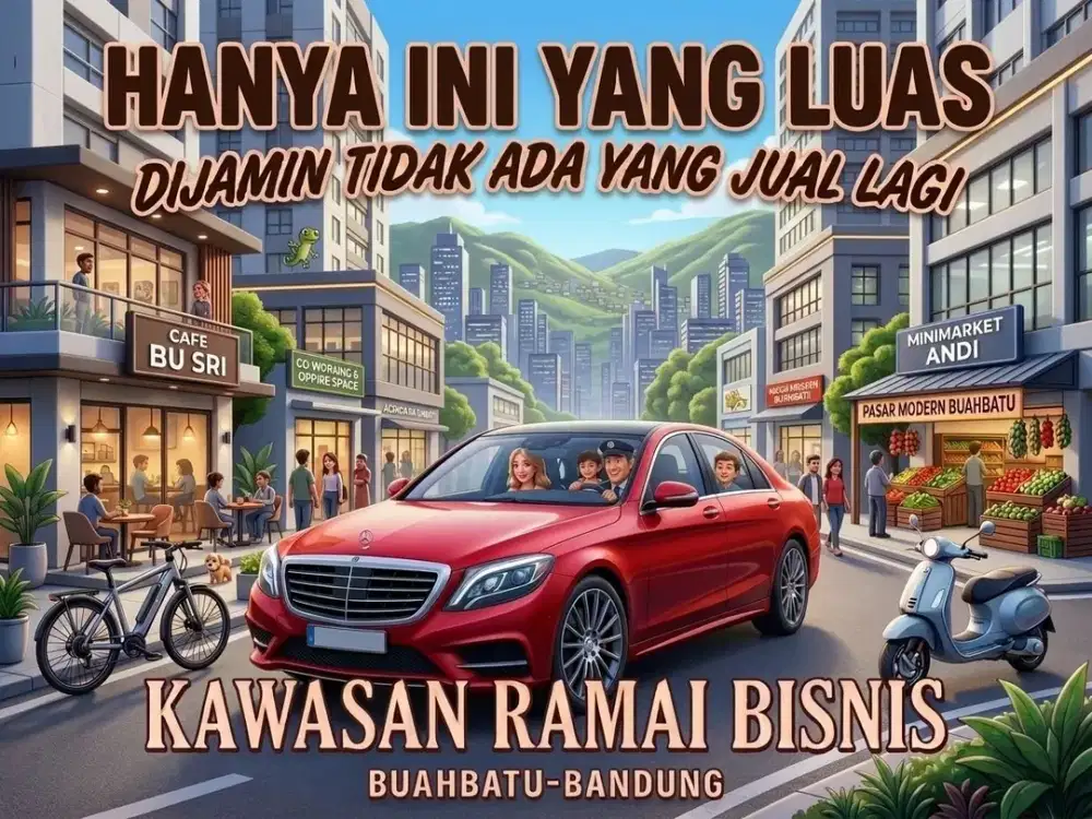 JUAL TANAH DI BUAH BATU, TURANGGA, LENGKONG, BANDUNG KOTA.